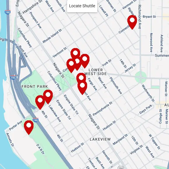 Shuttle Tracker Map